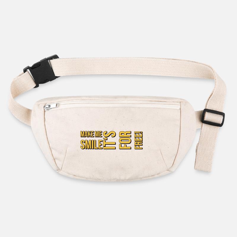 Make me smile it‘s for free Stanley/Stella recycelte Gürteltasche