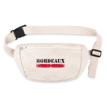 Bordeaux Vintage - Stanley/Stella recycled Hip Bag  - natural - Front