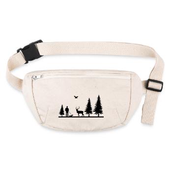 Chasseur - Sac banane recyclé Stanley/Stella - blanc naturel - Devant