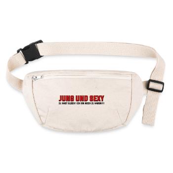 Young and sexy - Stanley/Stella recycled Hip Bag  - natural - Front
