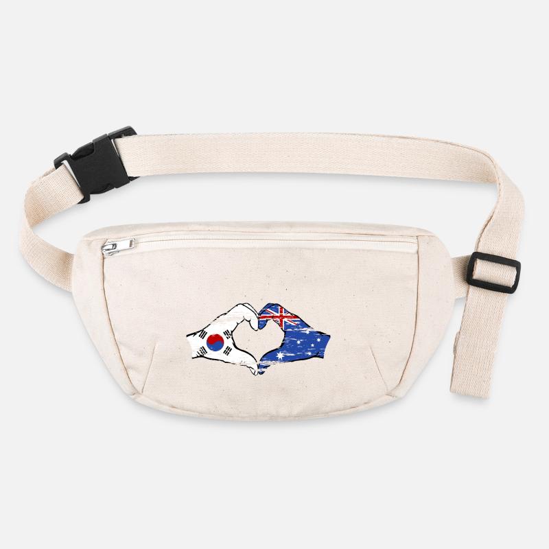 Südkorea Australien Hände Herzform used Stanley/Stella recycelte Gürteltasche