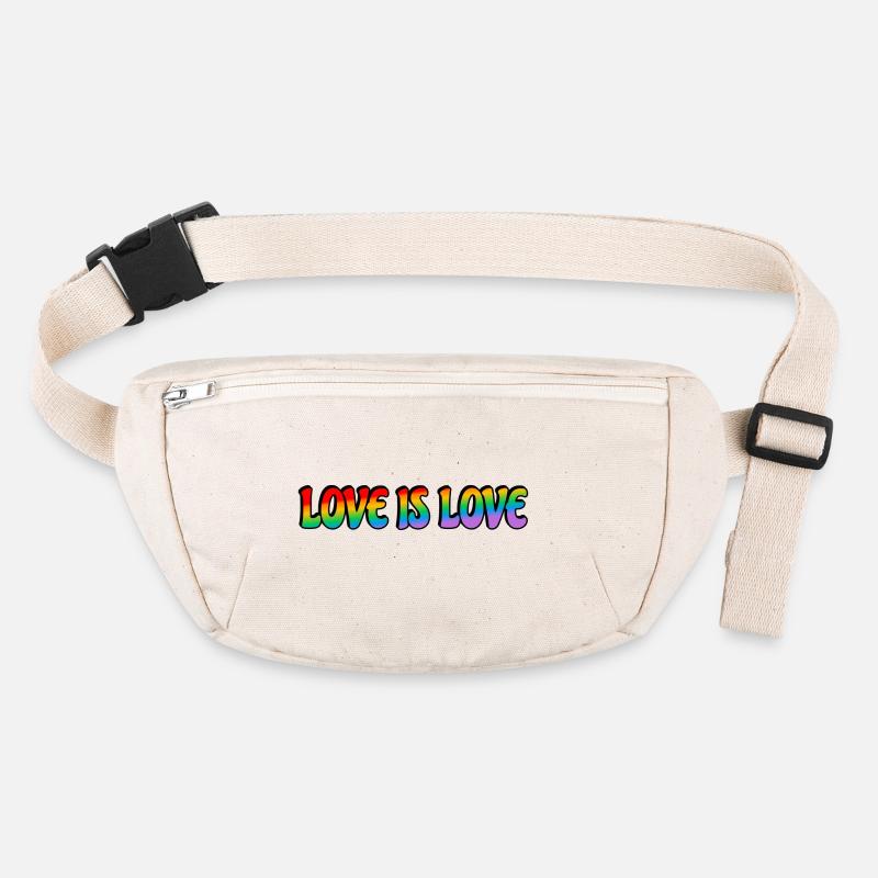 Regenbogen-Liebe ist Liebe Stanley/Stella recycelte Gürteltasche