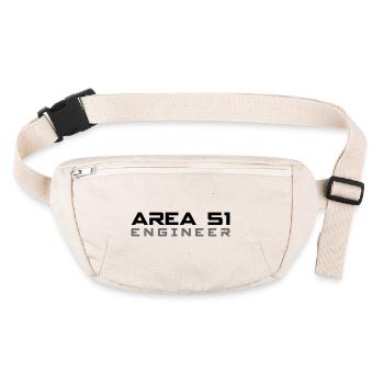 AERA 51 ENGINEER - Sac banane recyclé Stanley/Stella - blanc naturel - Devant