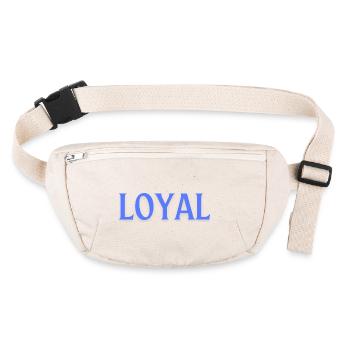 Loyauté loyale - Sac banane recyclé Stanley/Stella - blanc naturel - Devant