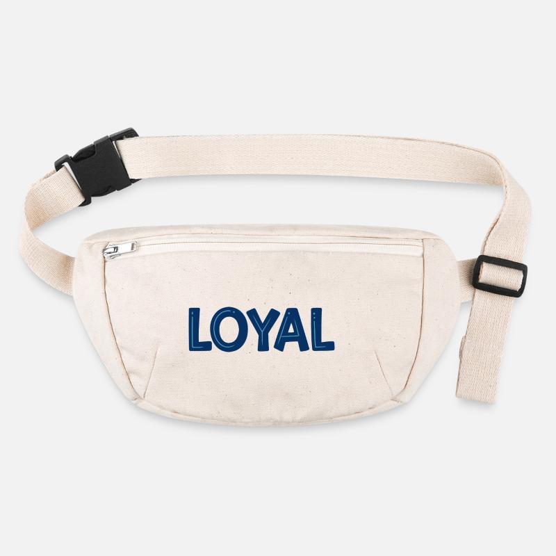 Loyal Blue Bold Typo Stanley/Stella recycled Hip Bag 