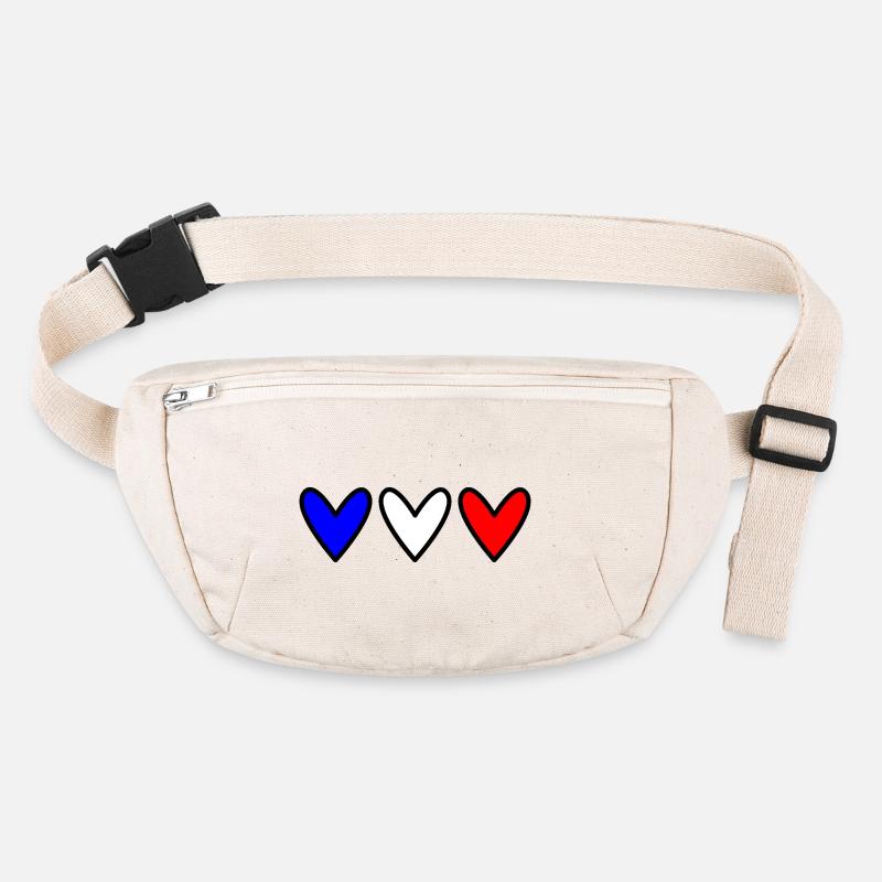 HERZ. HERZ. VALENTINSTAG. LIEBE. LIEBE. PAAR. Stanley/Stella recycelte Gürteltasche