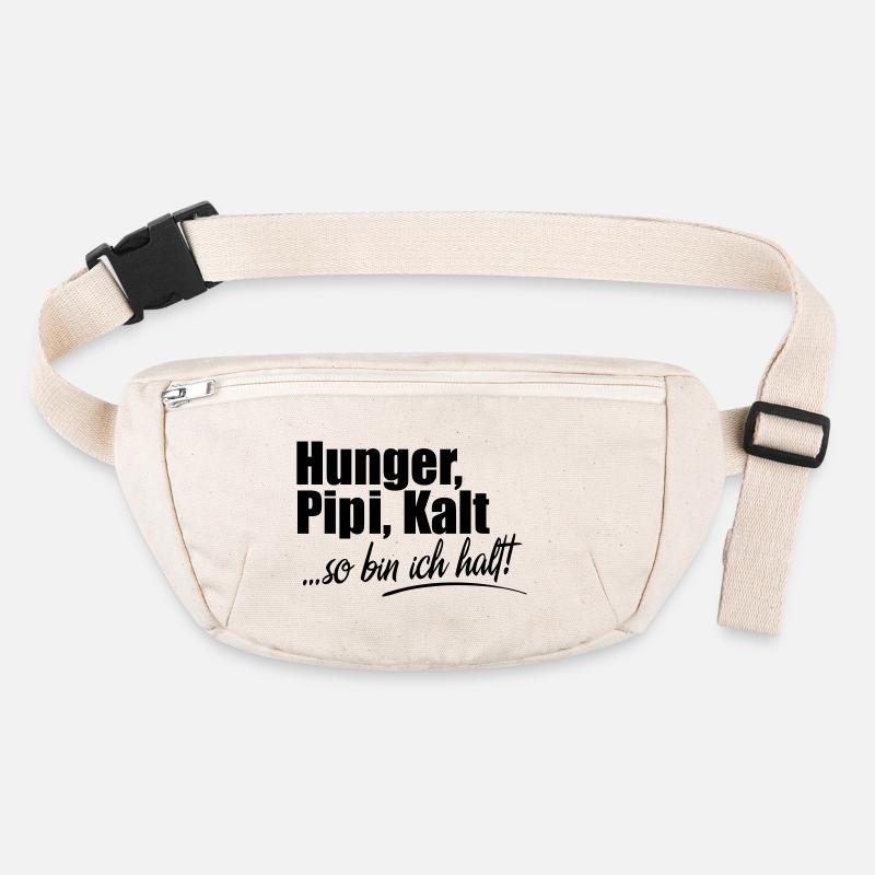 Hunger Kalt Müde so bin ich halt Stanley/Stella recycelte Gürteltasche