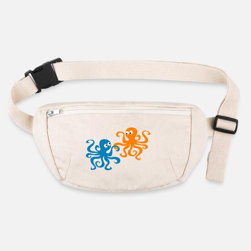 Octopus Valentine's Day Comic Sea Octopus Child Stanley/Stella recycled Hip Bag 