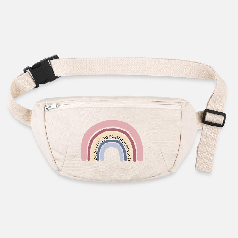 Regenbogen pastel Stanley/Stella recycelte Gürteltasche
