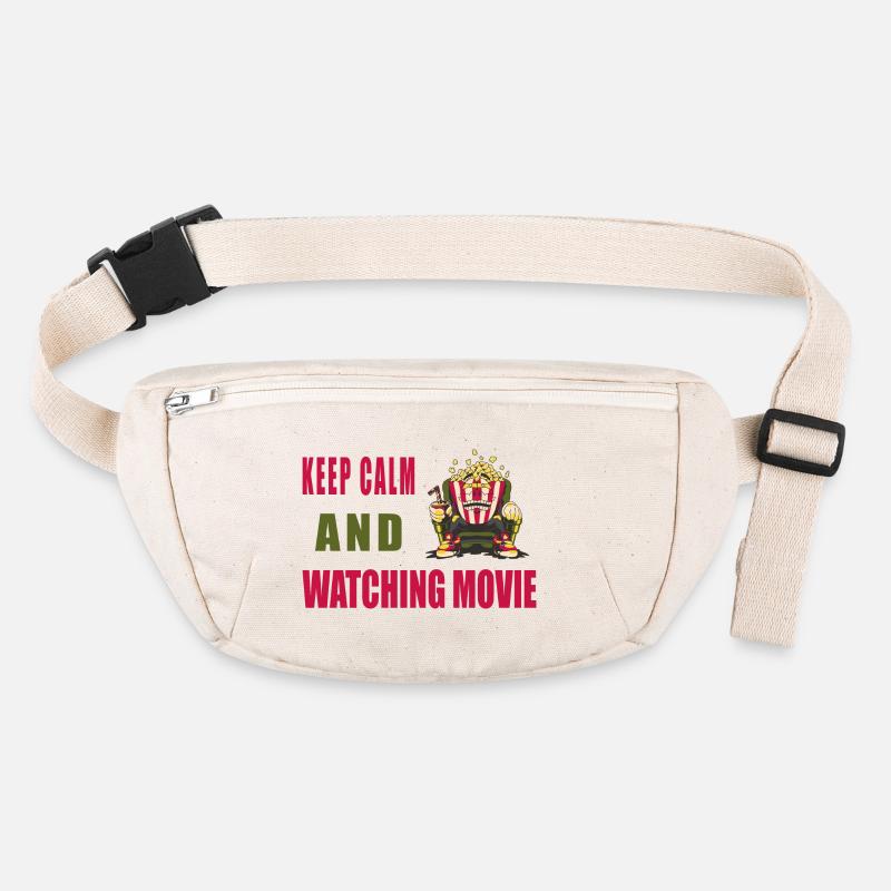 Keep calm and watching movie Stanley/Stella recycled Hip Bag 