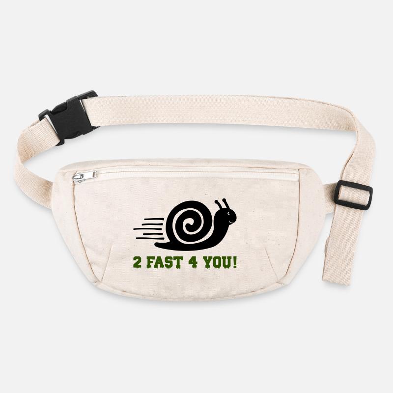 schnecke 2 fast Stanley/Stella recycelte Gürteltasche