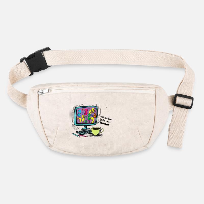 Mit Kaffee geht alles besser Stanley/Stella recycelte Gürteltasche