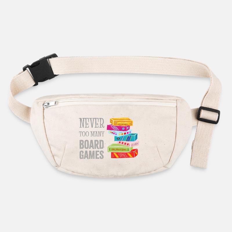 Never too many boardgames Stanley/Stella recycelte Gürteltasche