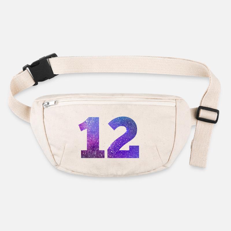 Number 12 galaxy Stanley/Stella recycled Hip Bag 