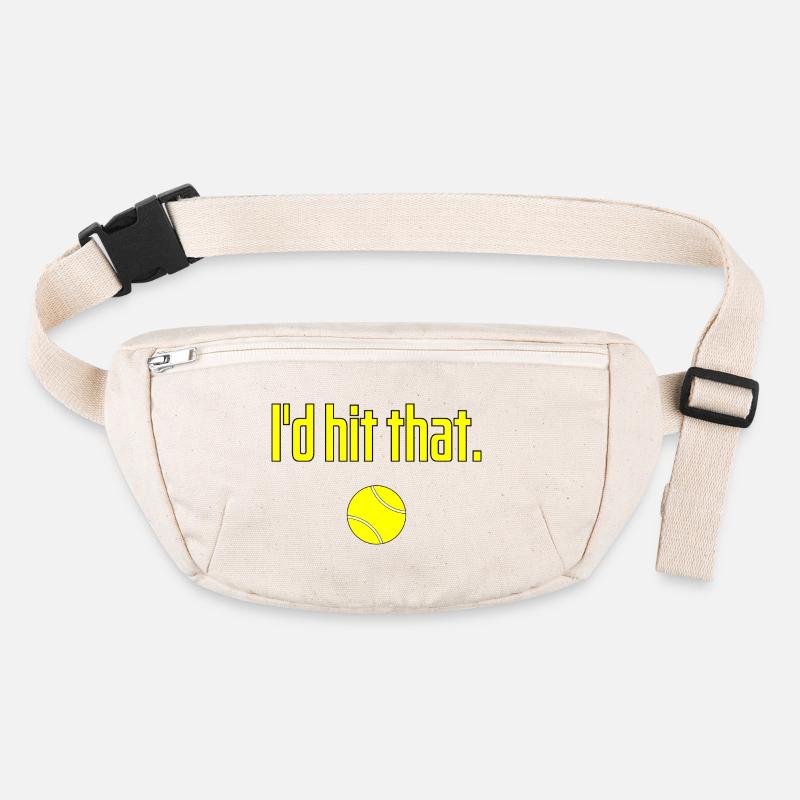 I'd Hit That Funny Tennis Saying Stanley/Stella recycled Hip Bag 