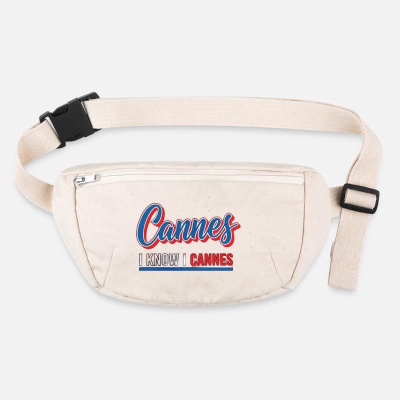 Farbenfrohes CANNES T-Shirt Design Stanley/Stella recycelte Gürteltasche