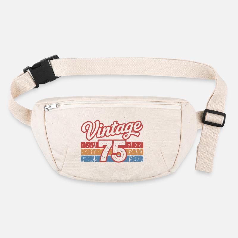 Vintage 75 Retro Design 70s Stanley/Stella recycled Hip Bag 
