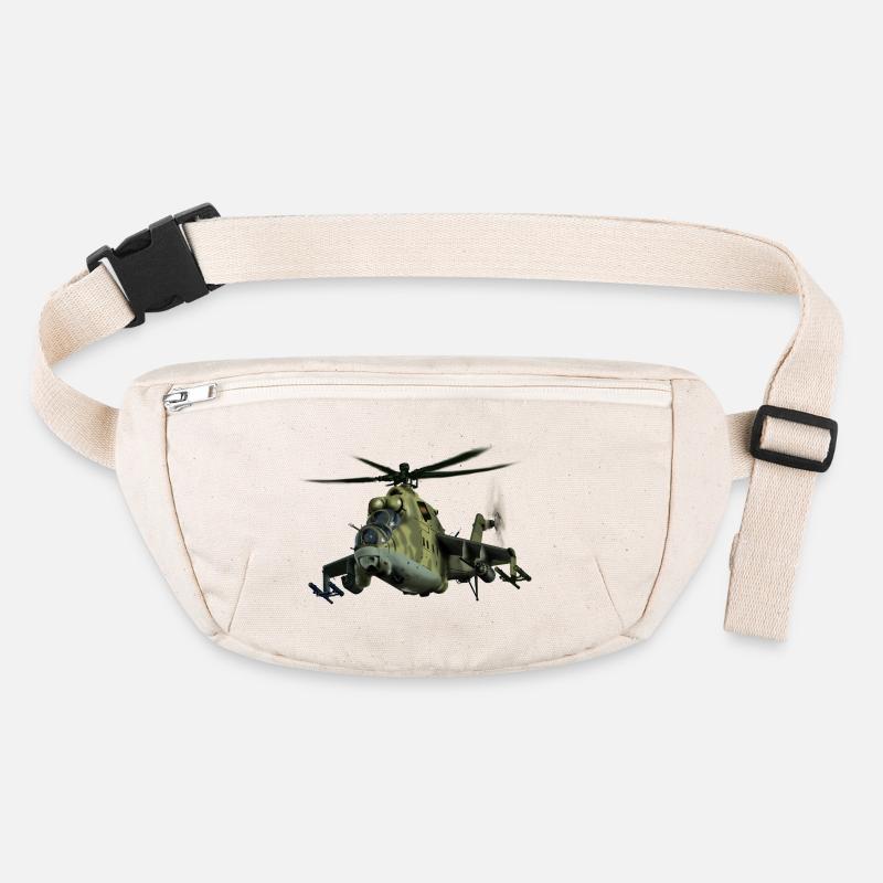Fighter Aircraft Camouflage Pattern Helicopter Stanley/Stella recycled Hip Bag 