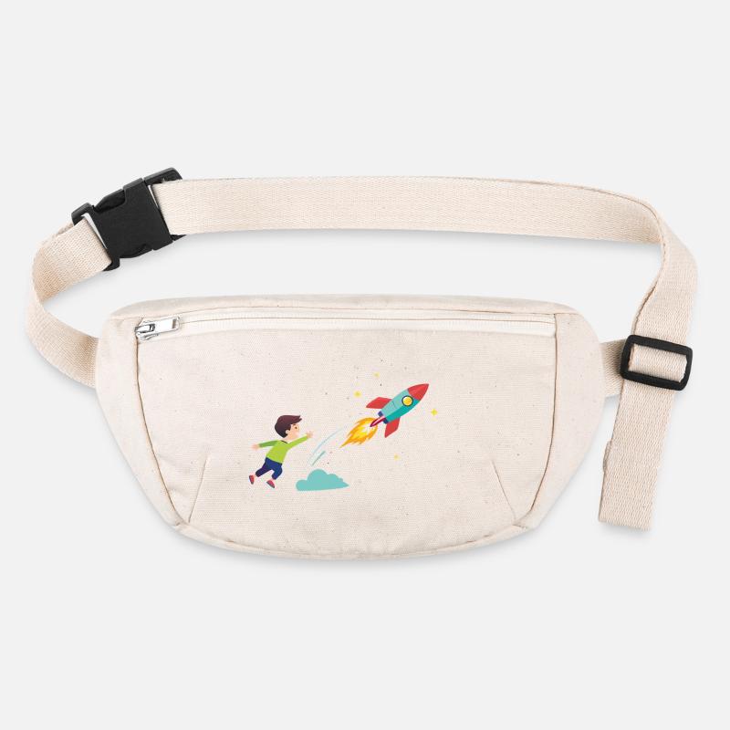 Kid Rocket Launch Adventure Stanley/Stella recycled Hip Bag 