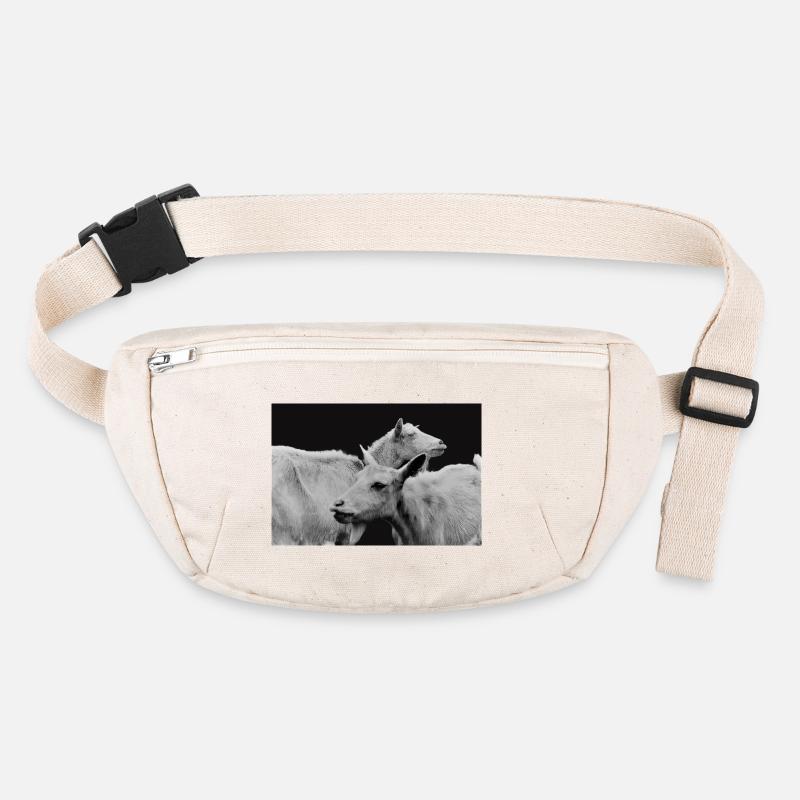 White goats Stanley/Stella recycled Hip Bag 