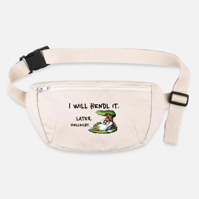 I Will Hendl It – Lustiger Denglisch Spruch Stanley/Stella recycelte Gürteltasche