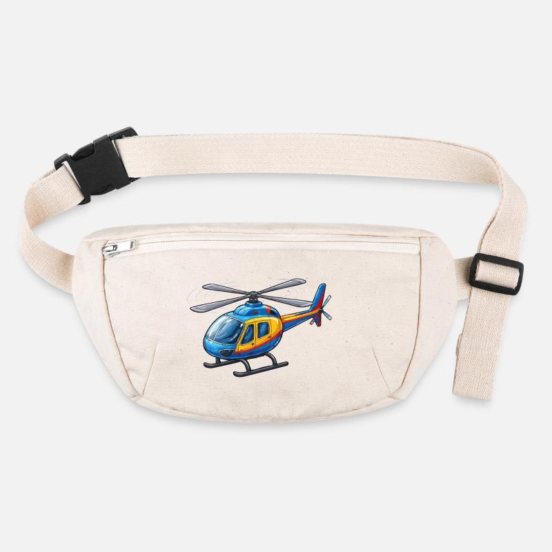 Helicopter Cartoon Stanley/Stella recycled Hip Bag 