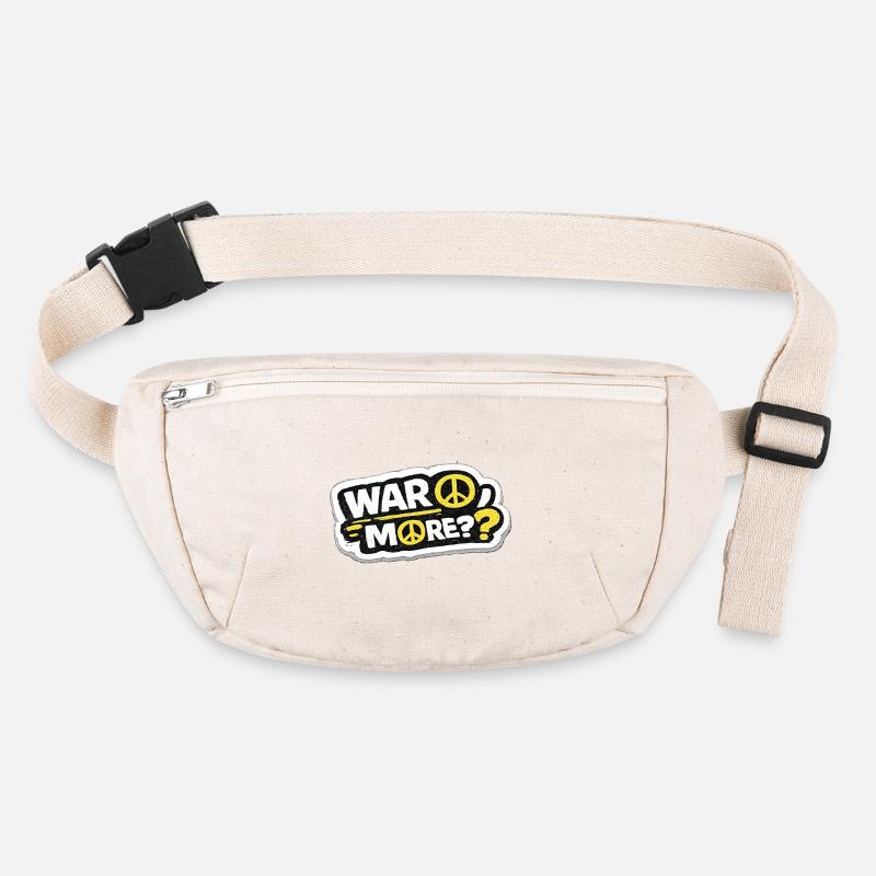 War No More – Sticker Peace & Humanity Stanley/Stella recycled Hip Bag 