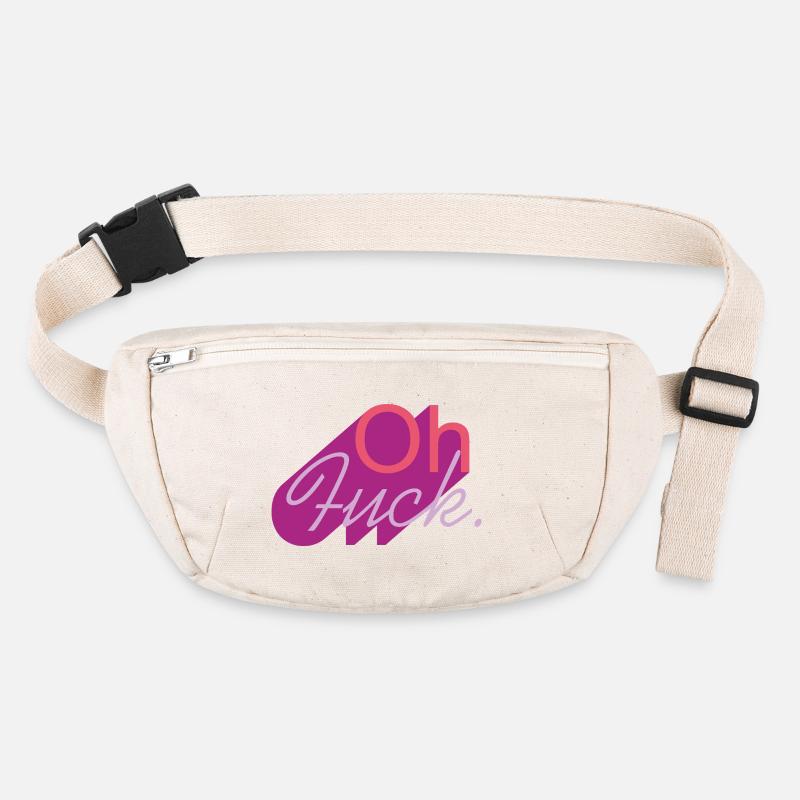 Oh merde le script en teinte violette Sac banane recyclé Stanley/Stella