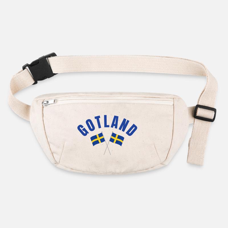 Gotland Swedish Flags  Stanley/Stella recycled Hip Bag 