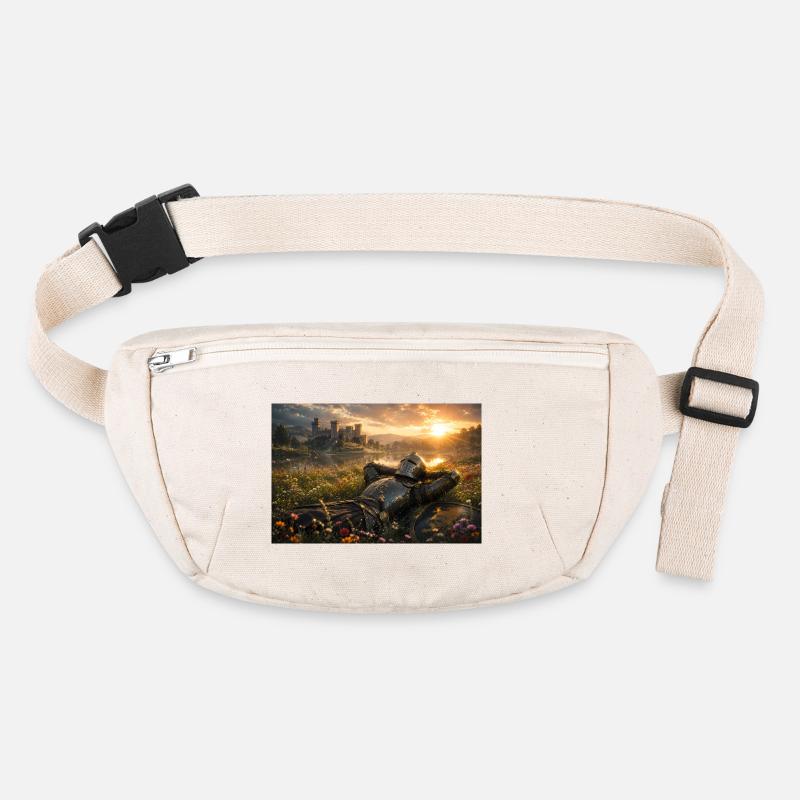 Chevalier du Coucher du Soleil près de Castle Field Sac banane recyclé Stanley/Stella