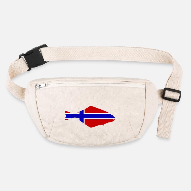 Heilbutt Norwegen Stanley/Stella recycelte Gürteltasche