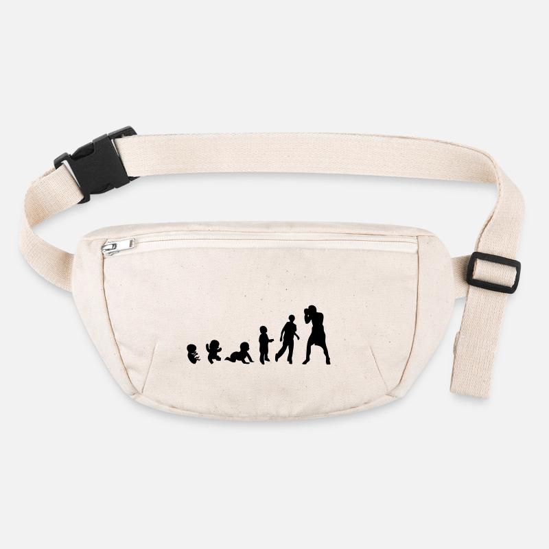 evolution homme human sport boxe Sac banane recyclé Stanley/Stella