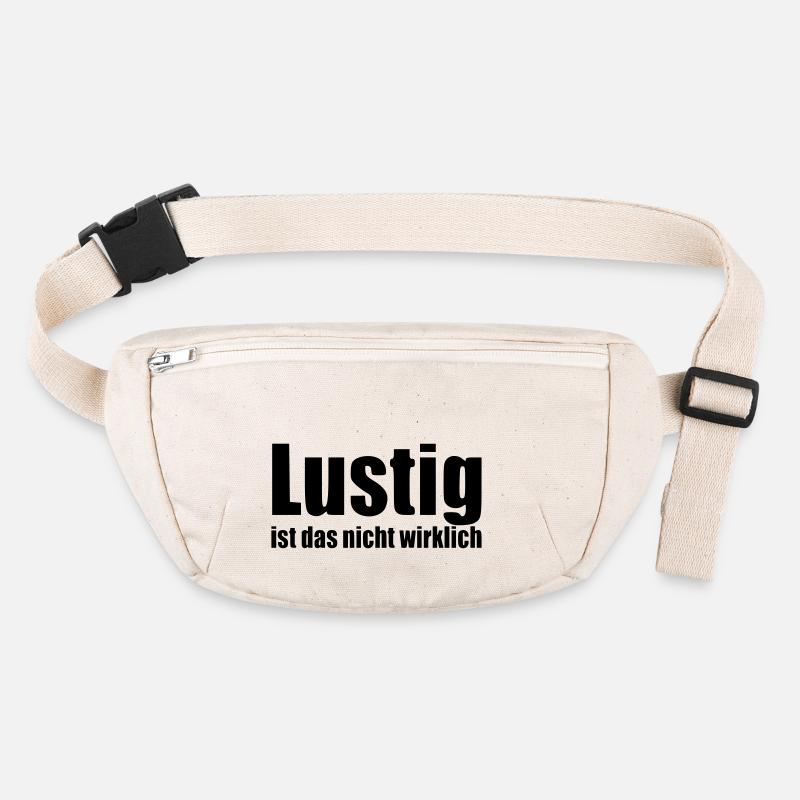 Funny isn't really saying statement Stanley/Stella recycled Hip Bag 