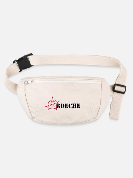 Anarchy Ardeche - Stanley/Stella recycled Hip Bag  - natural - Front