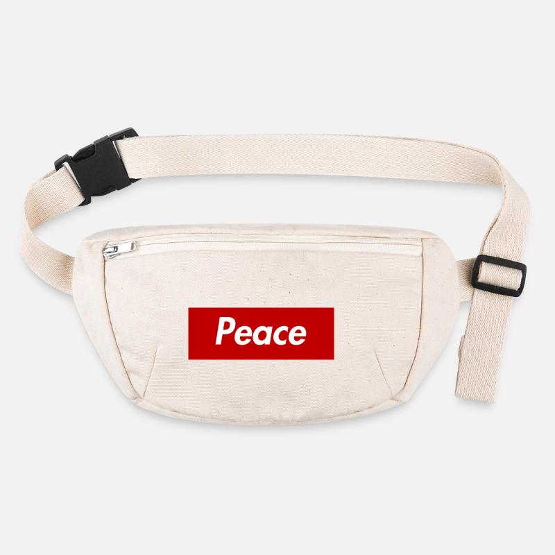 "Peace" Stanley/Stella recycelte Gürteltasche