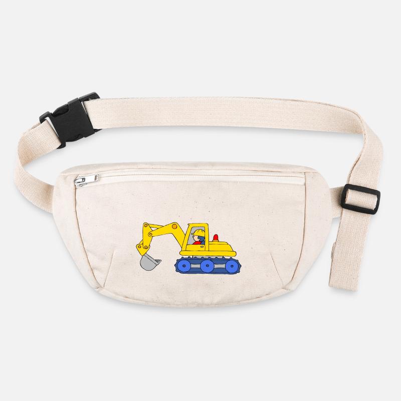 Backhoe Loader Stanley/Stella recycled Hip Bag 