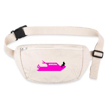 Boot - Stanley/Stella recycelte Gürteltasche - Naturweiß - Vorne