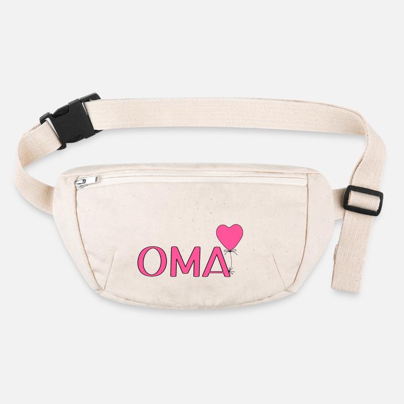Oma Luftballon Herz Stanley/Stella recycelte Gürteltasche