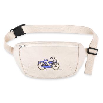 Gift 'Mob', Tribute to the Retro Vehicle - Stanley/Stella recycled Hip Bag  - natural - Front