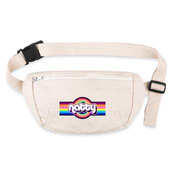 Natty Rainbow - Stanley/Stella recycled Hip Bag  - natural - Front