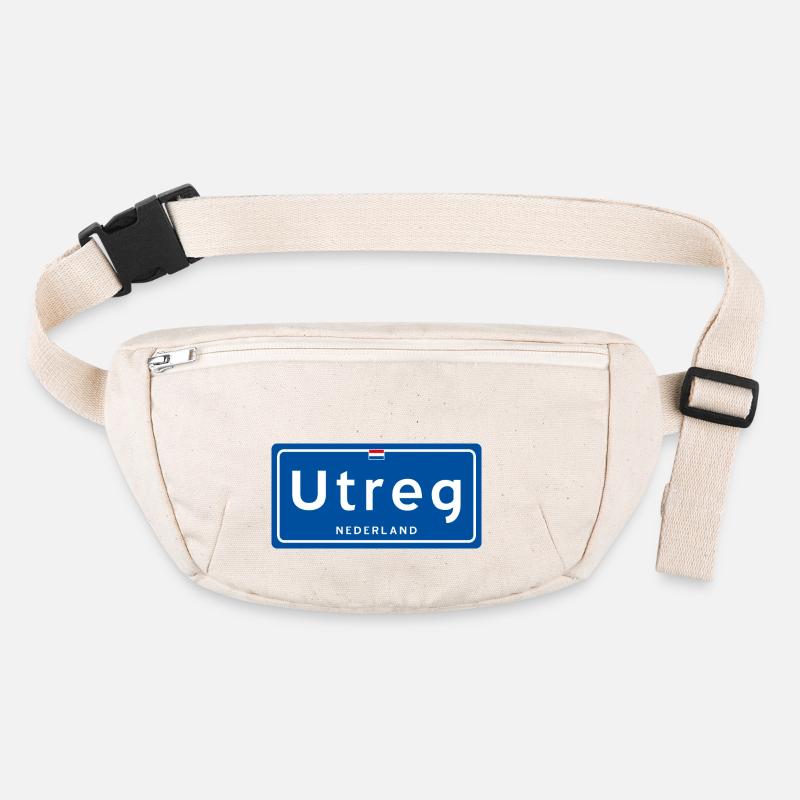 Ortsschild Utreg (Utrecht) Stanley/Stella recycelte Gürteltasche