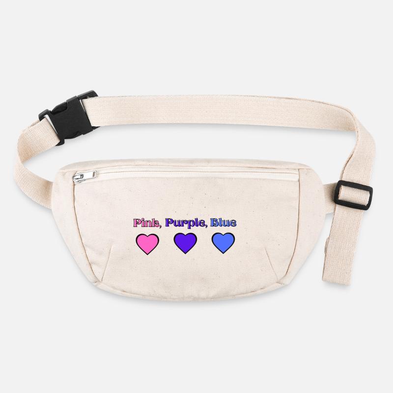 Rosa, Lila, Blau Stanley/Stella recycelte Gürteltasche