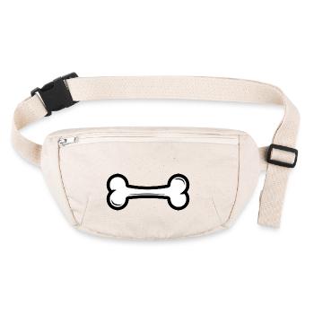 Os Os de chien - Sac banane recyclé Stanley/Stella - blanc naturel - Devant