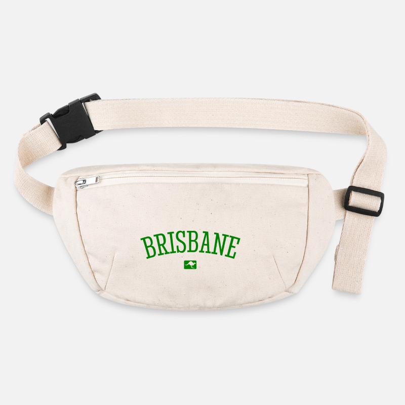 Brisbane Australia Down Under Kangaroo Koala Stanley/Stella recycled Hip Bag 