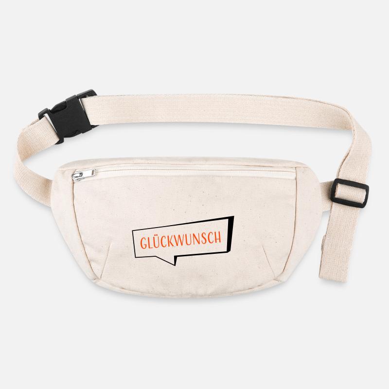 Glueckwunsch zweifarbig Stanley/Stella recycelte Gürteltasche