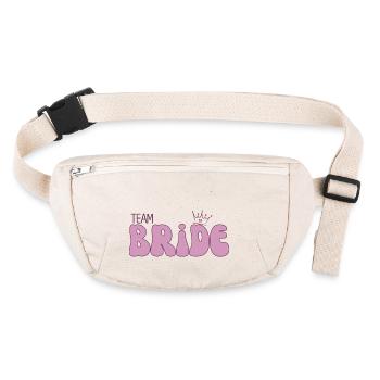 Team Bride - Stanley/Stella recycelte Gürteltasche - Naturweiß - Vorne