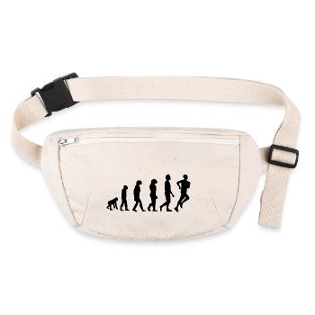 Evolution Jogging / Joggers - Sac banane recyclé Stanley/Stella - blanc naturel - Devant
