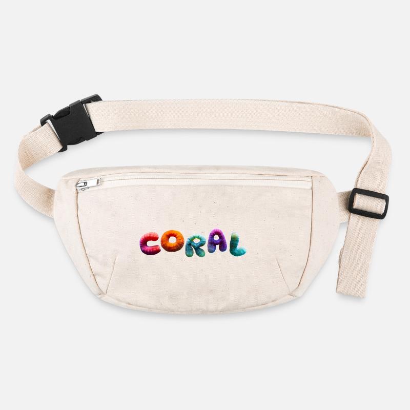 Plein corail coloré Sac banane recyclé Stanley/Stella
