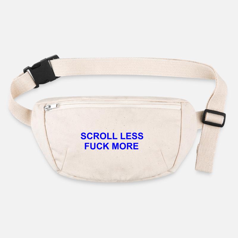 Scroll Less fuck more Stanley/Stella recycelte Gürteltasche