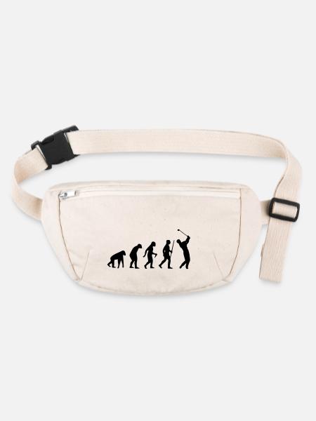 GOLF EVOLUTION - Sac banane recyclé Stanley/Stella - blanc naturel - Devant
